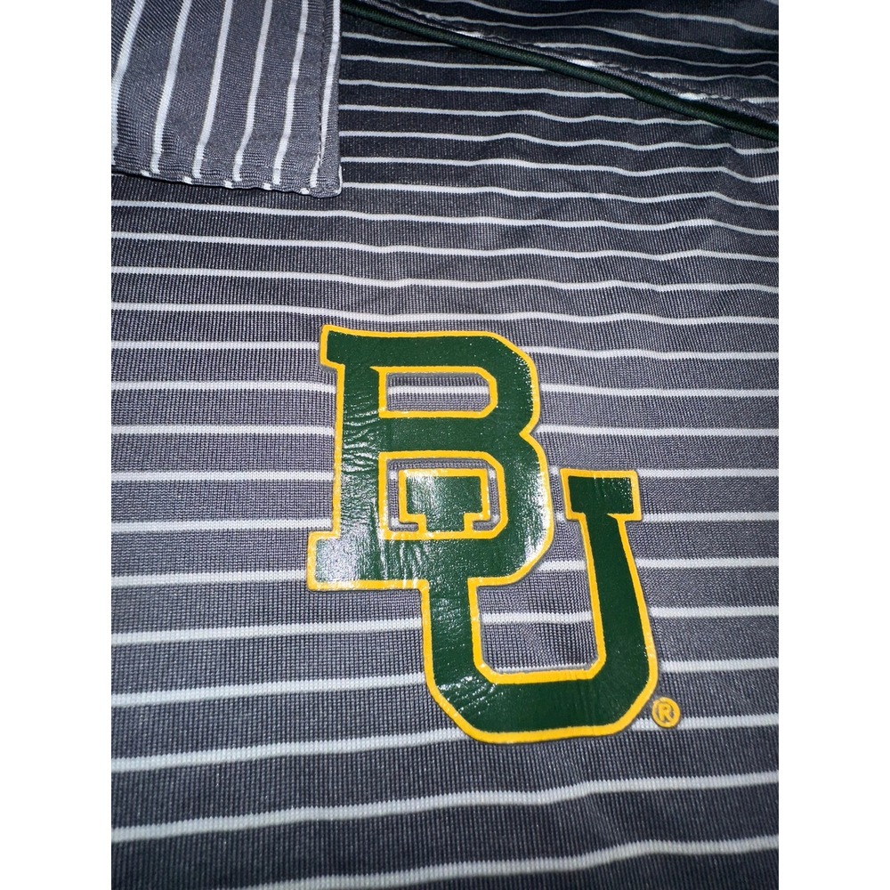Russell‎ Athletic Baylor Bears Polo Shirt Mens XL Striped Golf